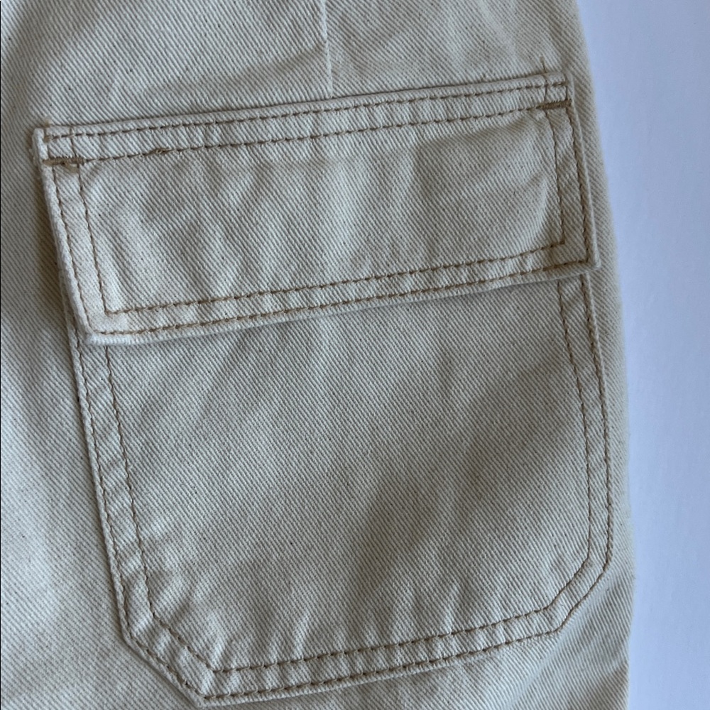 BDG Urban Outfitters Bandana Patchwork Jeans wide leg White Red Blue size 24 - Picture 11 of 12